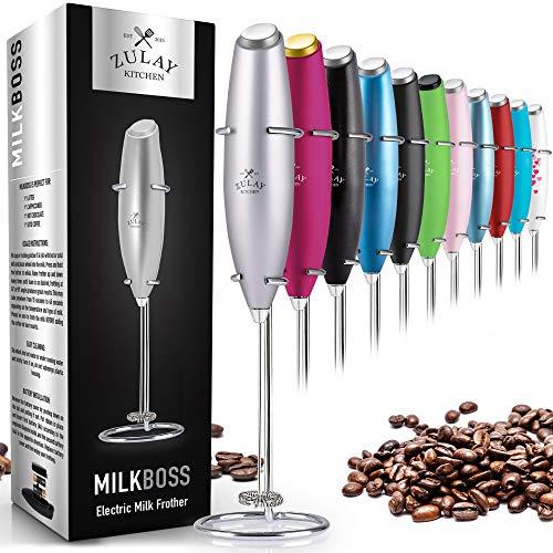 1set Plastic Milk Frother, Modern 3-gear Replaceable Adjustable Electric  Drink Mixer For Home