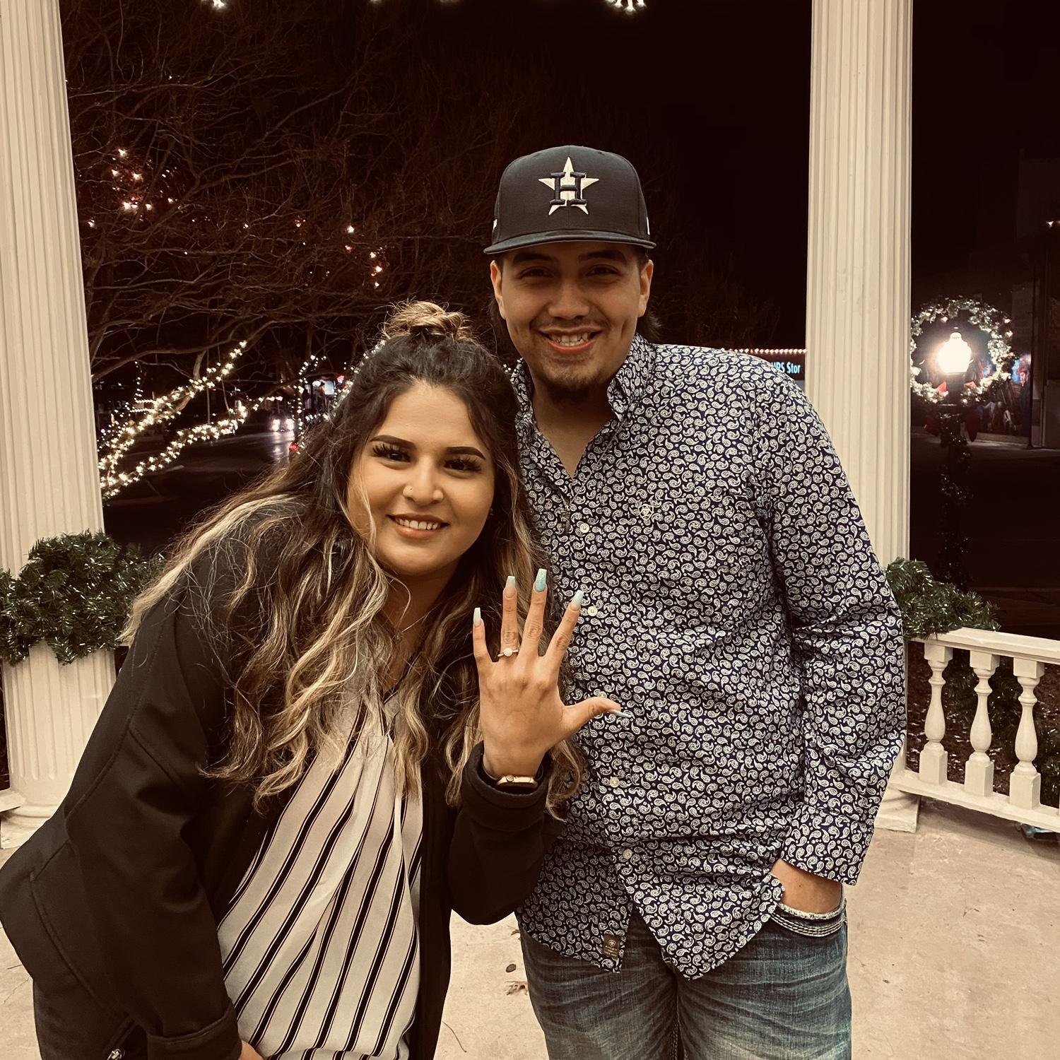 The night he proposed ☺️