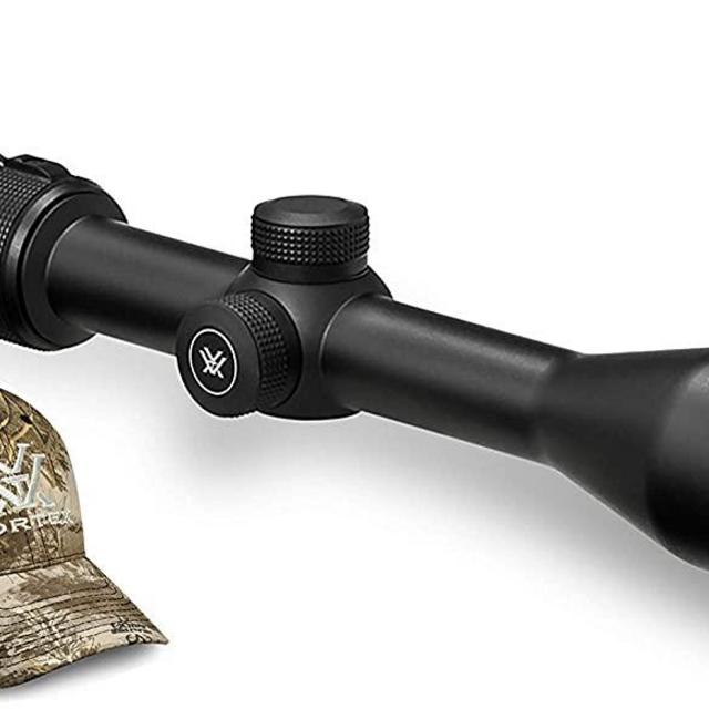 Vortex Optics Diamondback 4-12x40 Second Focal Plane Riflescope - Dead-Hold BDC Reticle (MOA) with Baseball Hat, Black, DBK-04-BDC & Hat