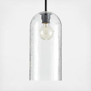 Sirocco Small Ripple Glass Pendant Light