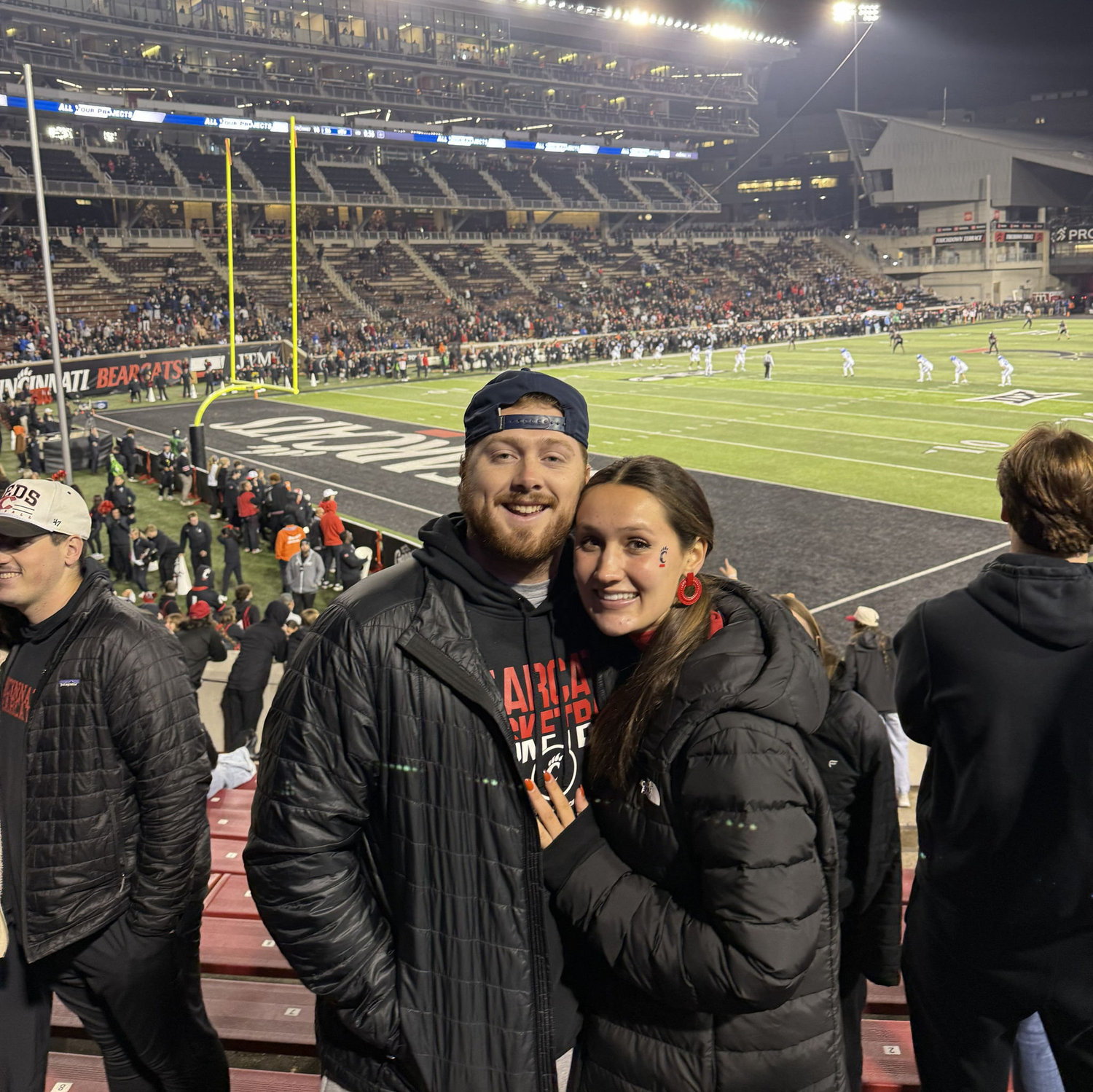 Maya's last UC football game as a student.