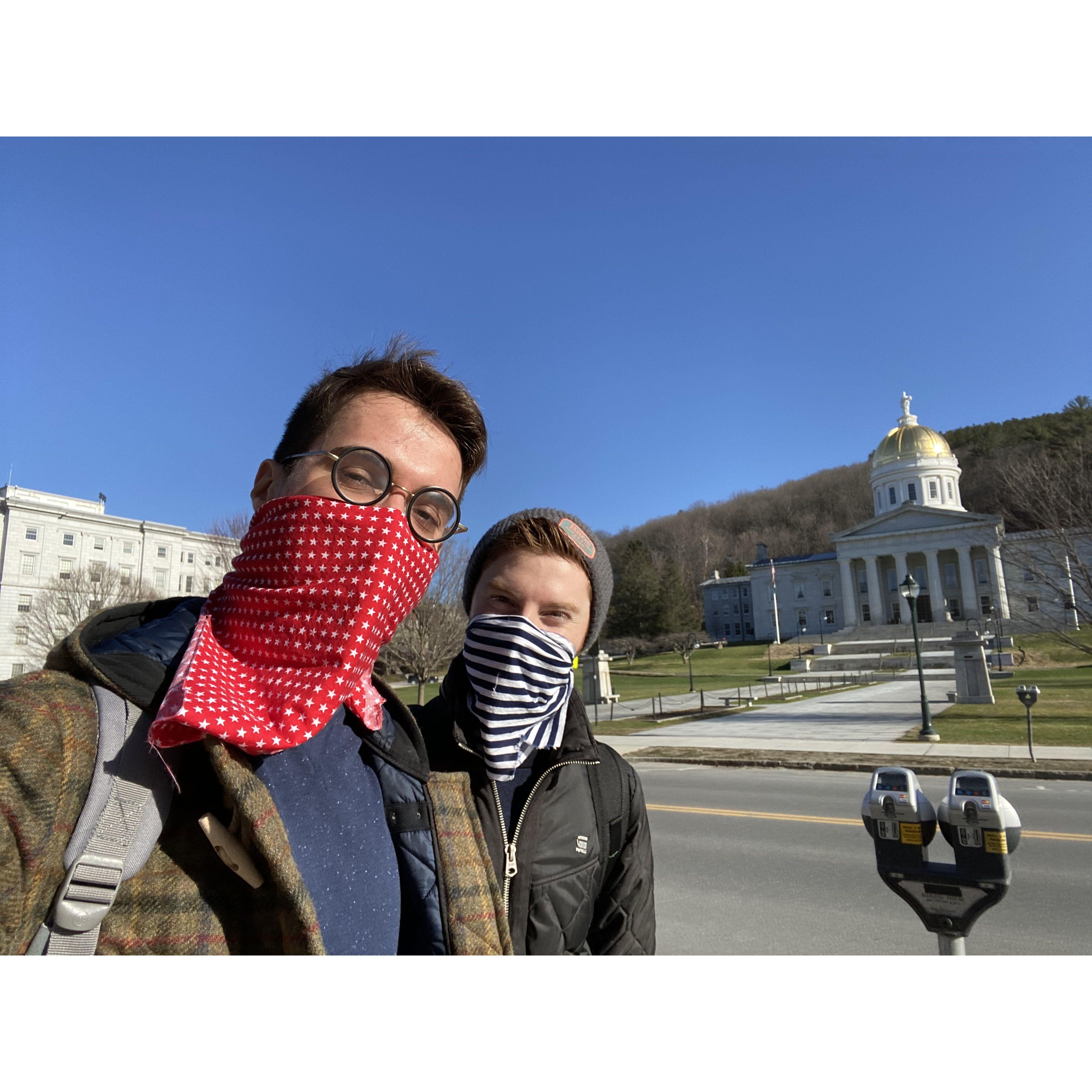 In Montpelier, VT during 2020.