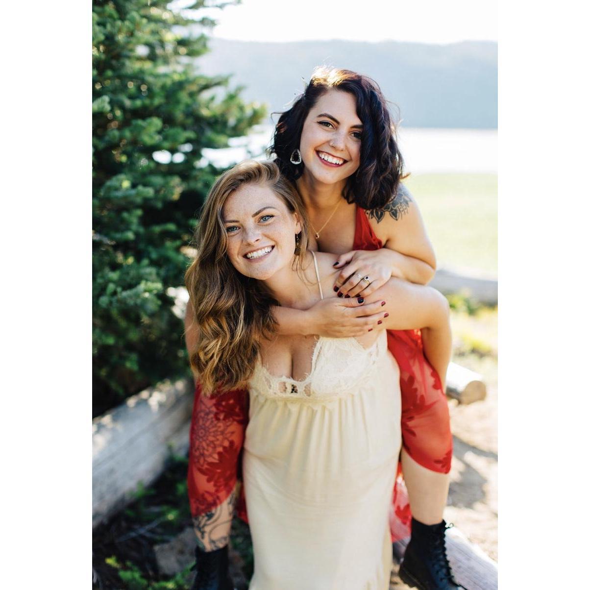 Sara and her Maid of Honor, Hayley. Sara & Hayley were college roommates.