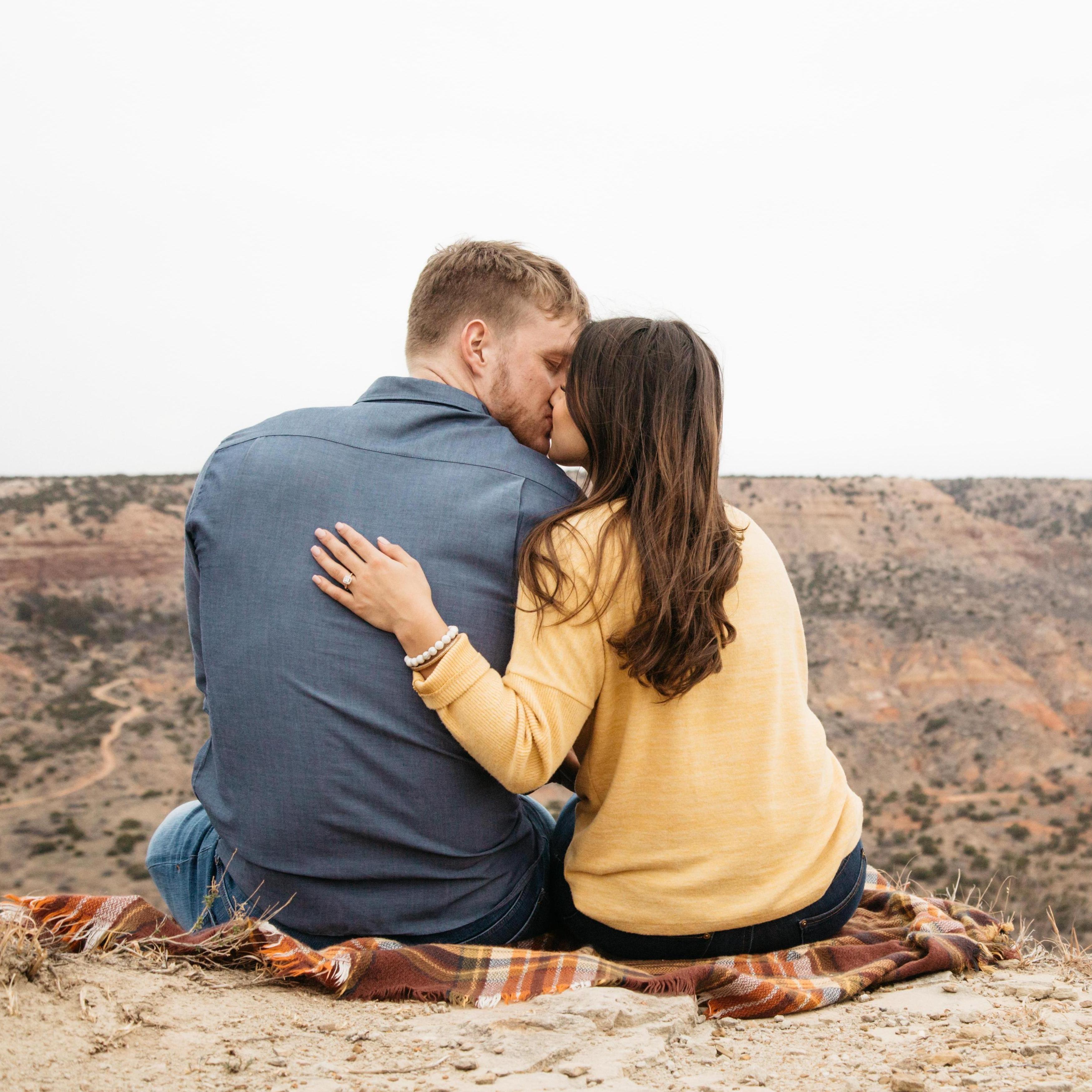 Chase and I both have wonderful childhood memories of Palo Duro Canyon, and it was a really special moment for us to take our engagement pictures there.