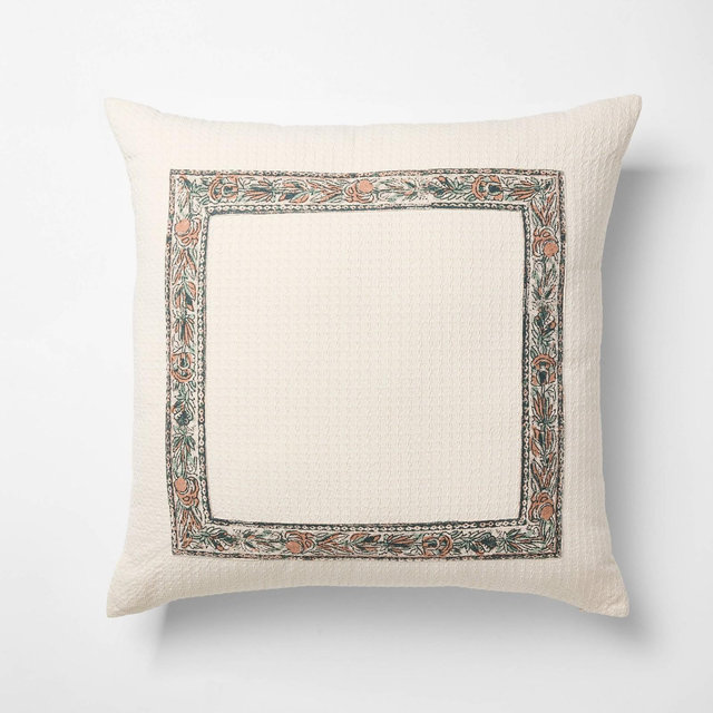 Oversized Square Border Pattern Cream - Threshold™ Design with Studio McGee
