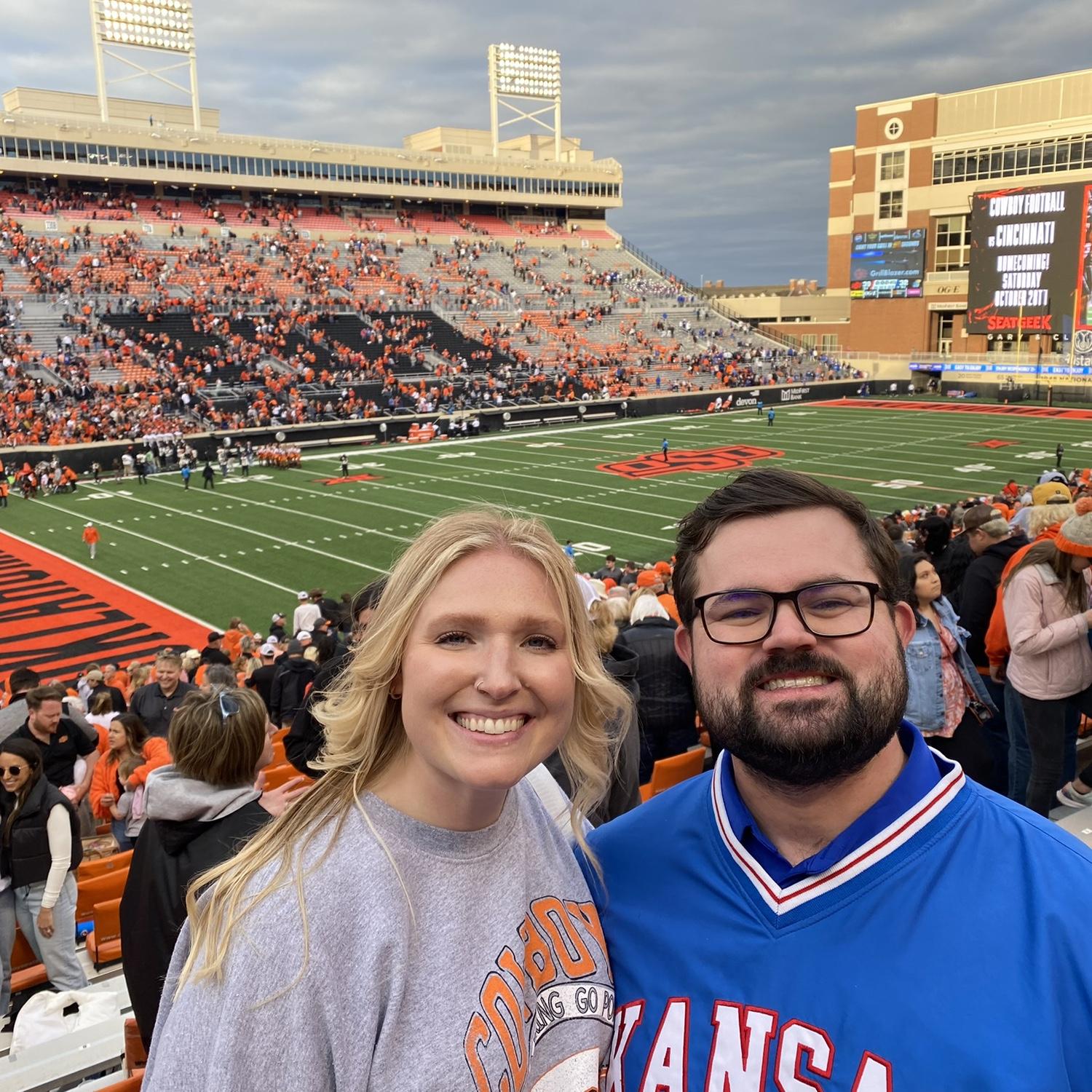 Go Pokes and Rock Chalk!