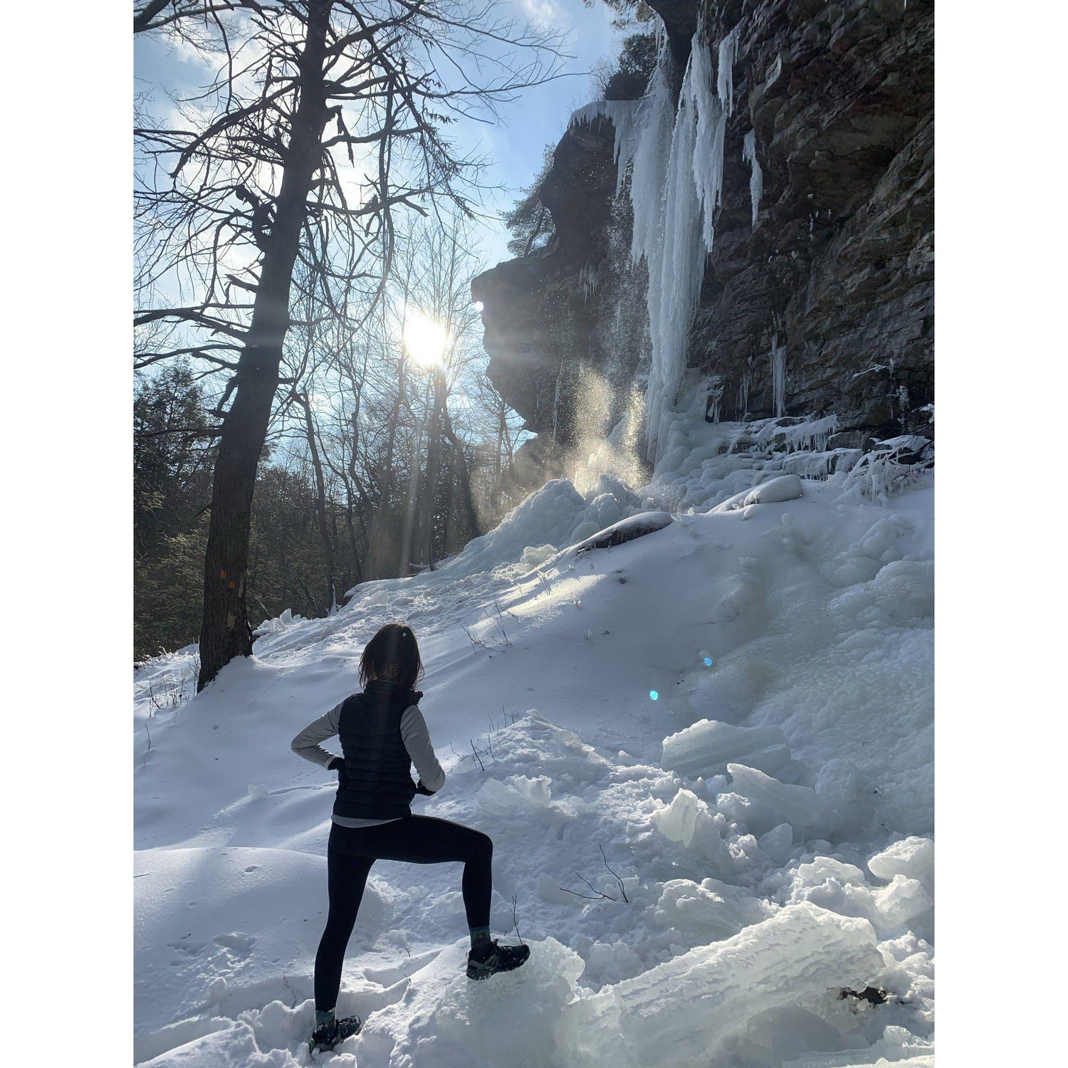 We hiked ice!