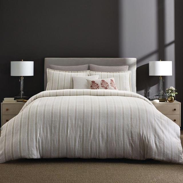 Wamsutta® Yorkton 3-Piece Full/Queen Duvet Cover Set in Oatmeal