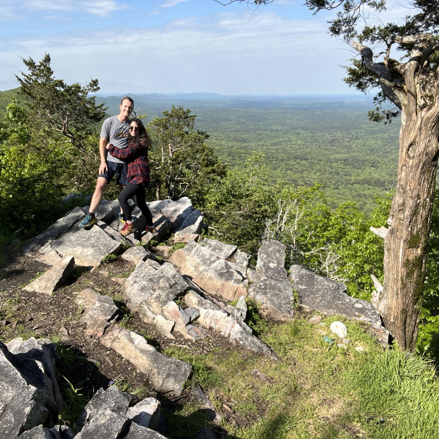 Collin convinced me to go camping! Cheaha State Park, AL