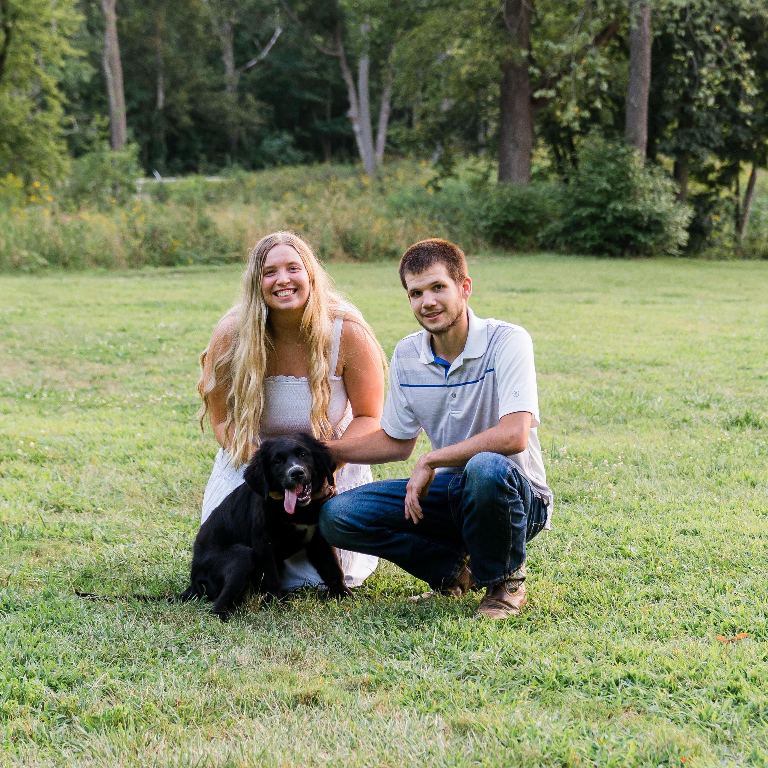 Engagement Photo with Oakley
