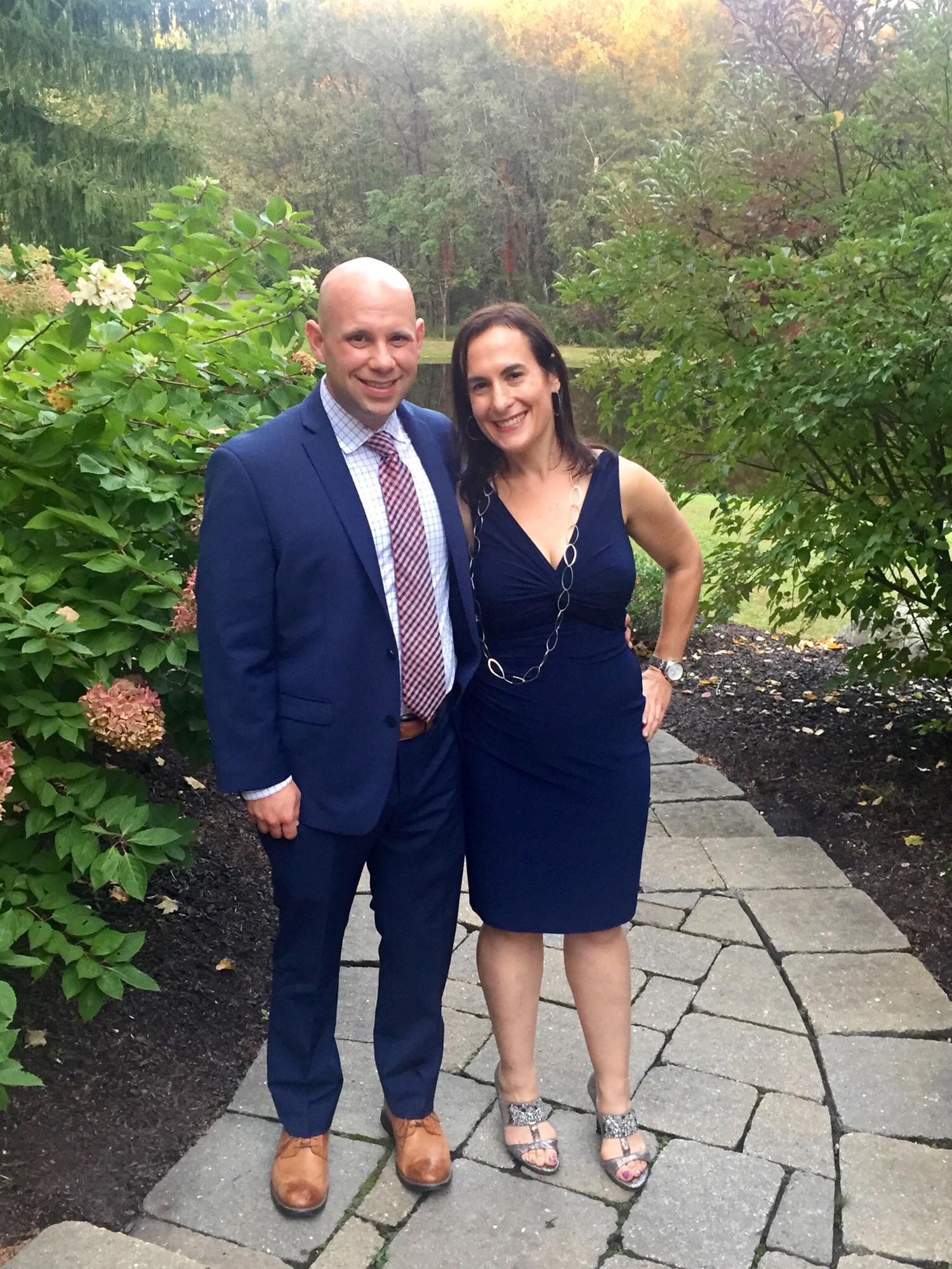 At a wedding