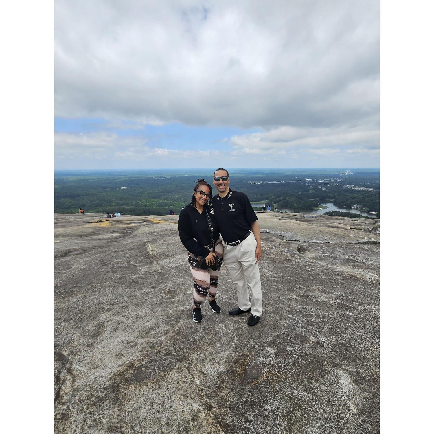 Conquering Stone Mountain, GA, April 26, 2025