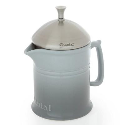 Chantal Ceramic French Press 4 Cup - Fade Gray