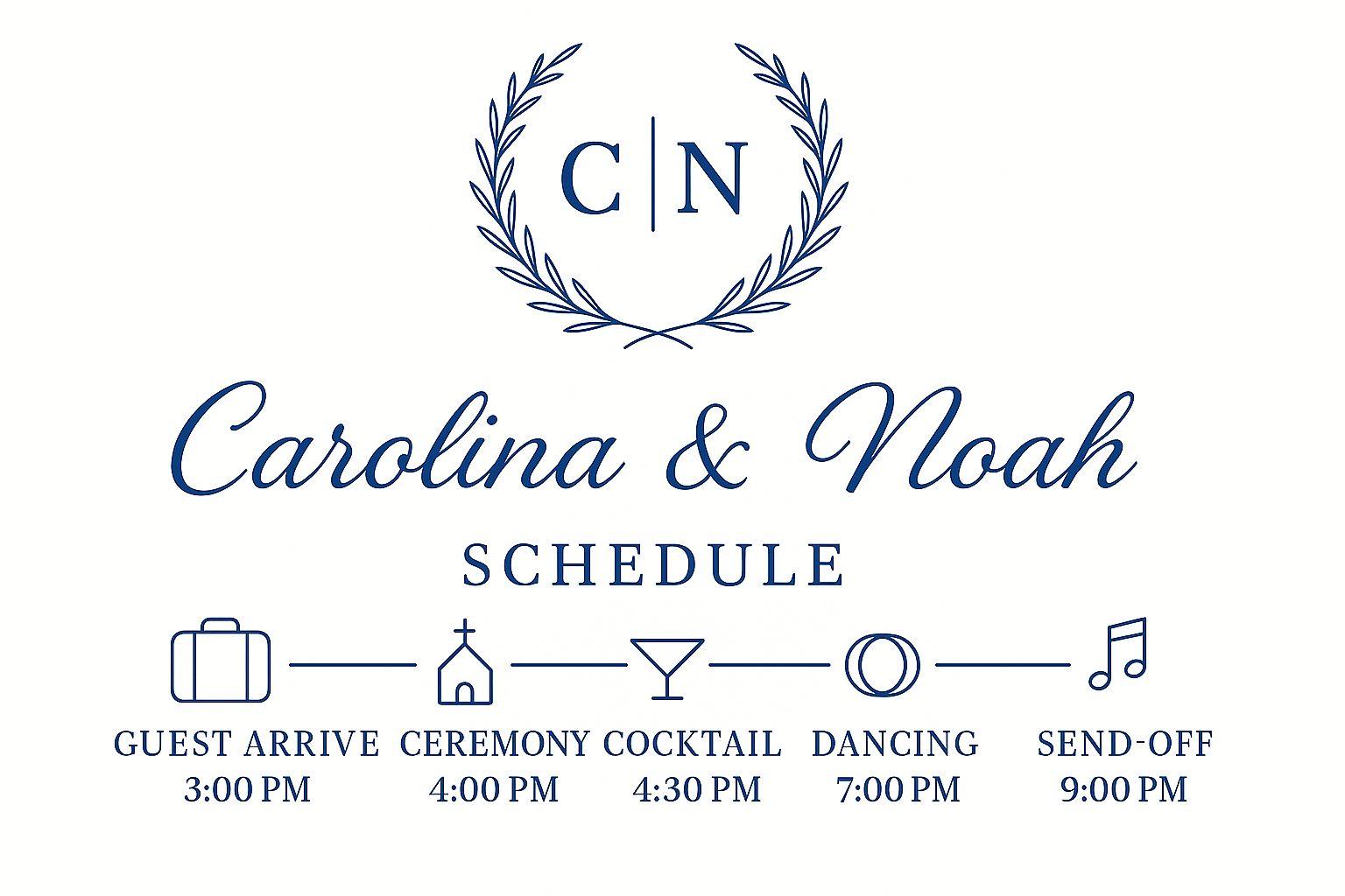 The Wedding Website of Carolina Machado and Noah Lewis