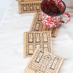 Drinks on the House, Row Home drink coasters