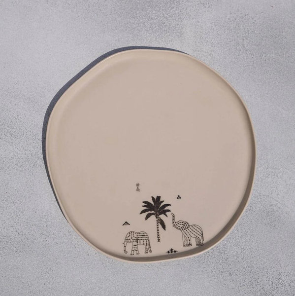 Ceylon Thali Stoneware Plate