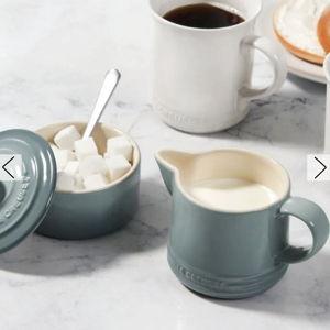 Signature Cream and Sugar Set, Color Sea Salt