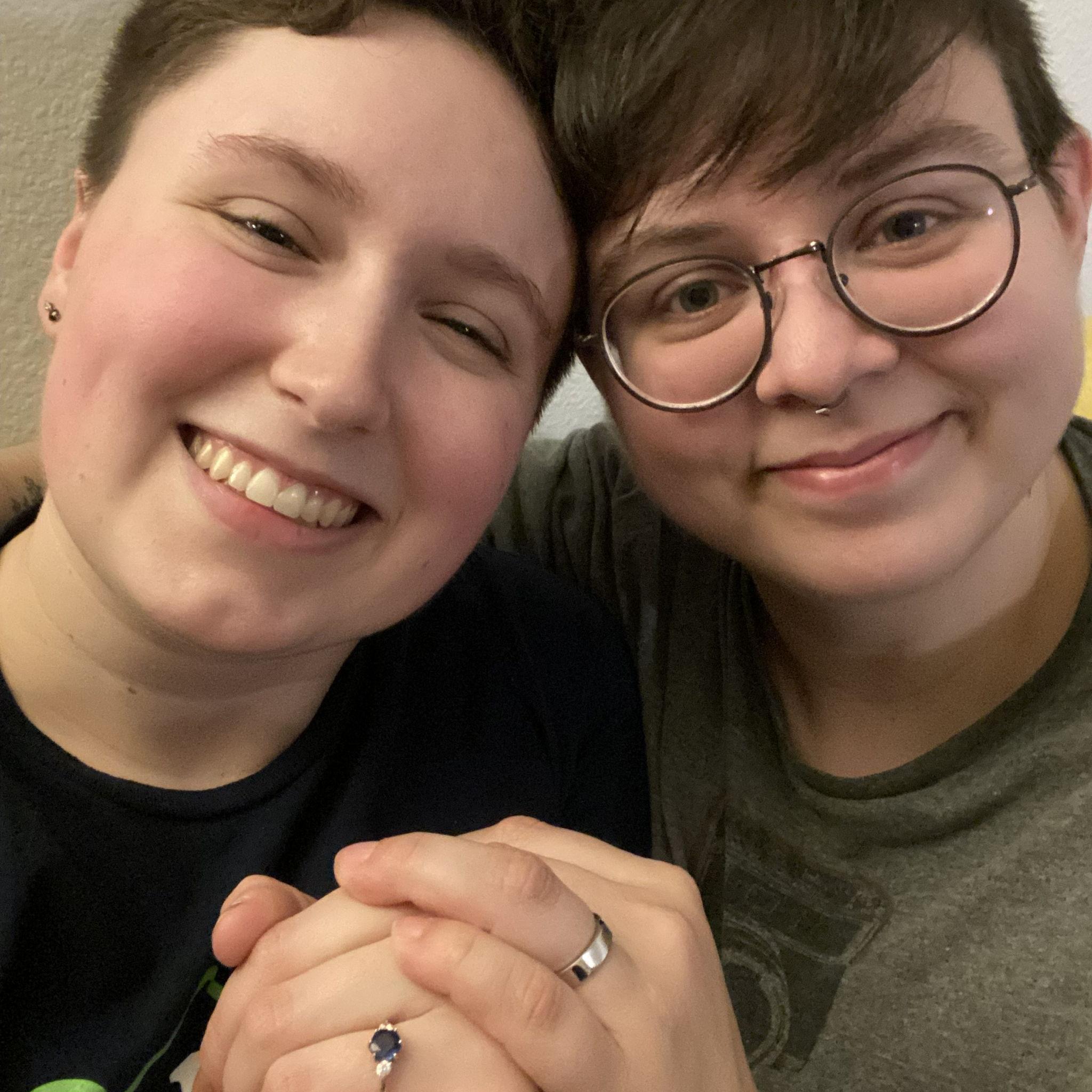 We got engaged in our apartment in Tualatin on December 7, 2024