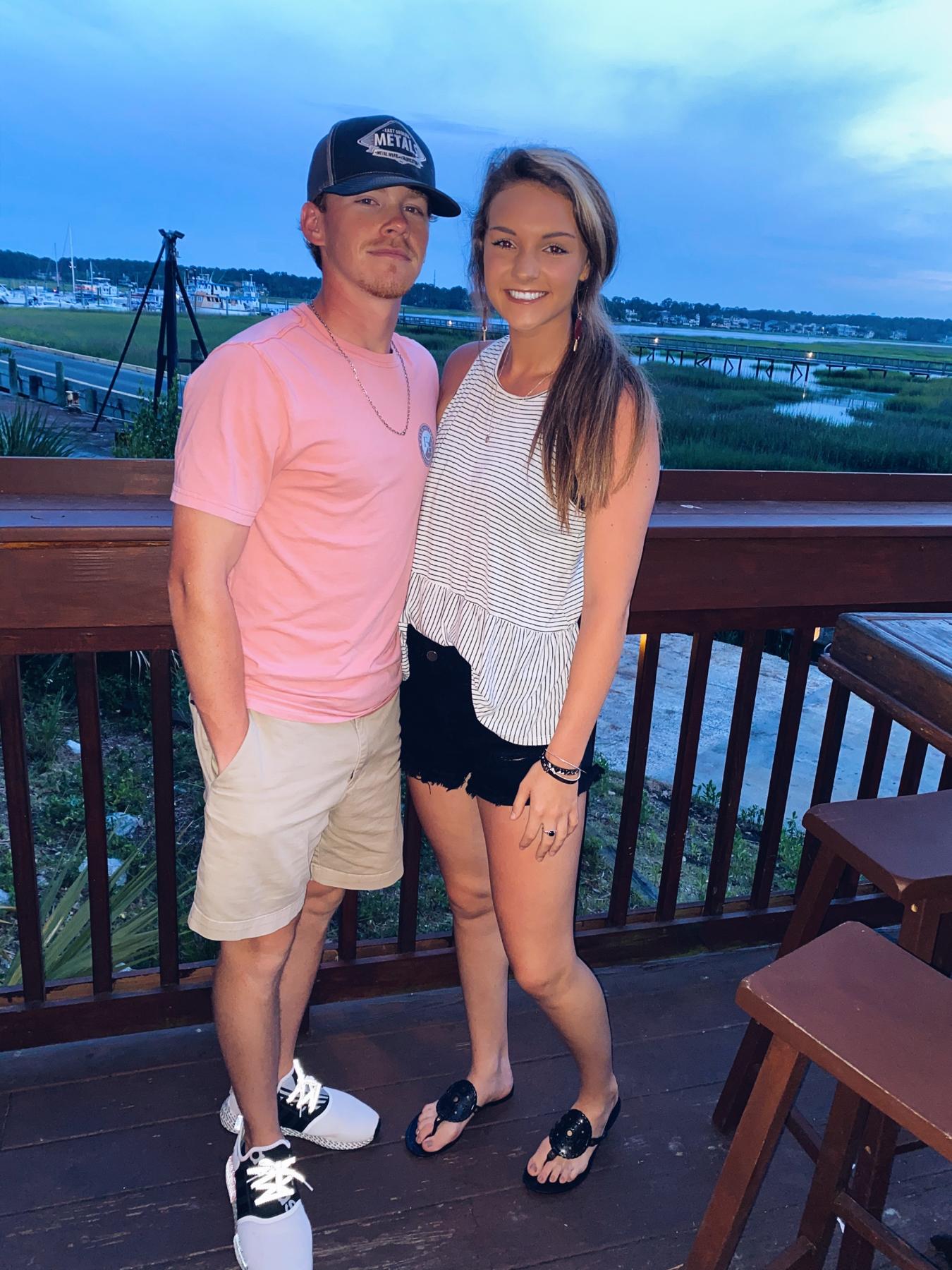 One of many beach trips they have taken together ☀️