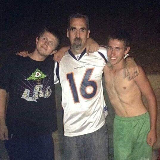 With son's Dylan and Ryan 2013