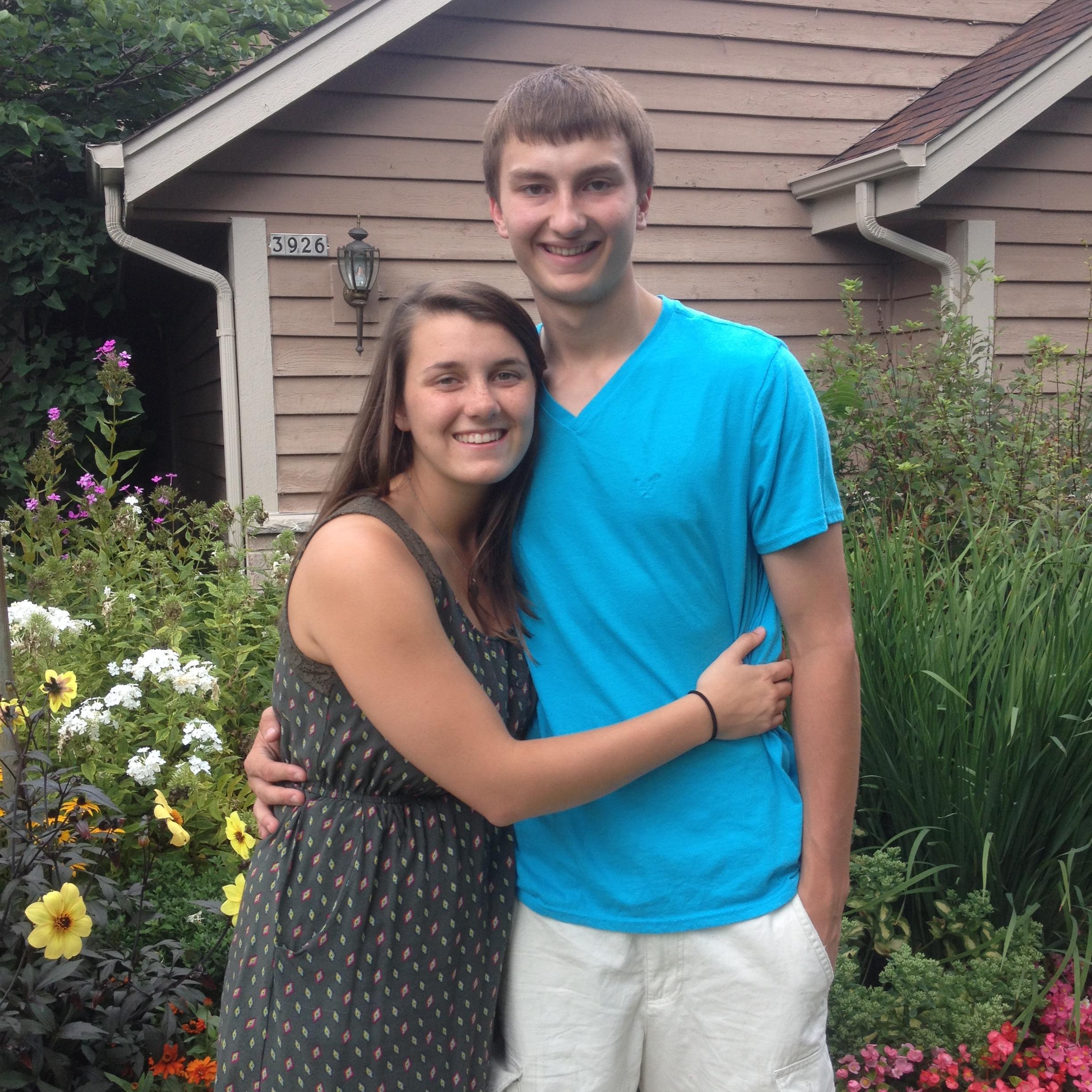 Leaving him for college!