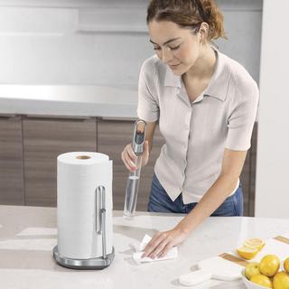 Stainless Steel Standing Paper Towel Holder with Spray Pump