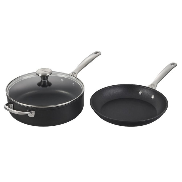 Le Creuset Toughened Nonstick Fry Pan & Sauté Pan 2-Piece Set