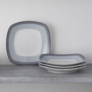 Colorscapes Layers Square Salad/Dessert Plate, Set of 4
