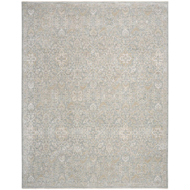 Nourison Enriched 7'10" x 10'2" Blue Silver Vintage Indoor Rug