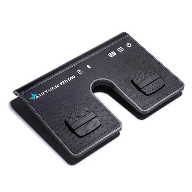 AirTurn PED 500 Portable Bluetooth Pedal Page Turner for iPad, Android, Works with Most Apps