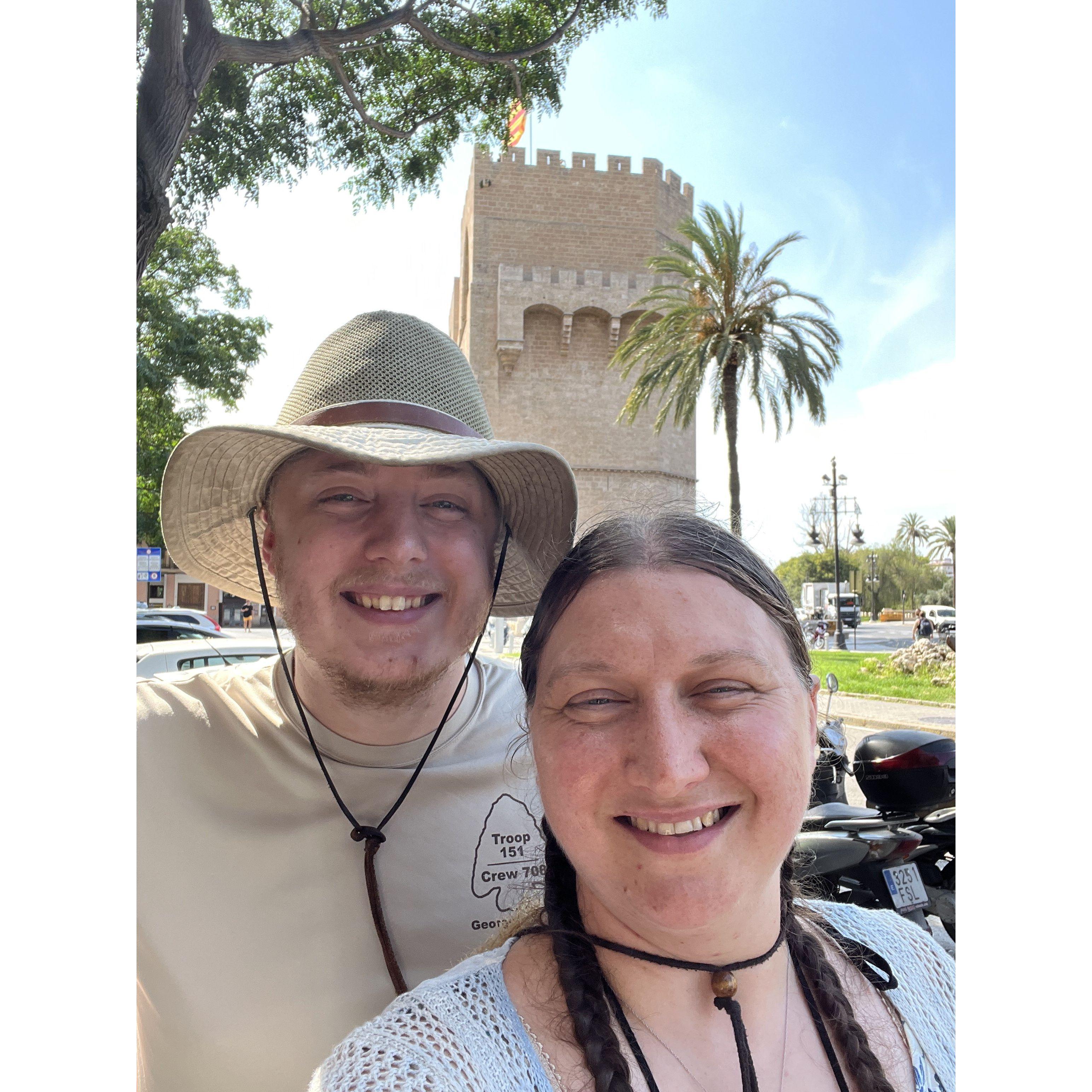 Outside the Tower of Serranos