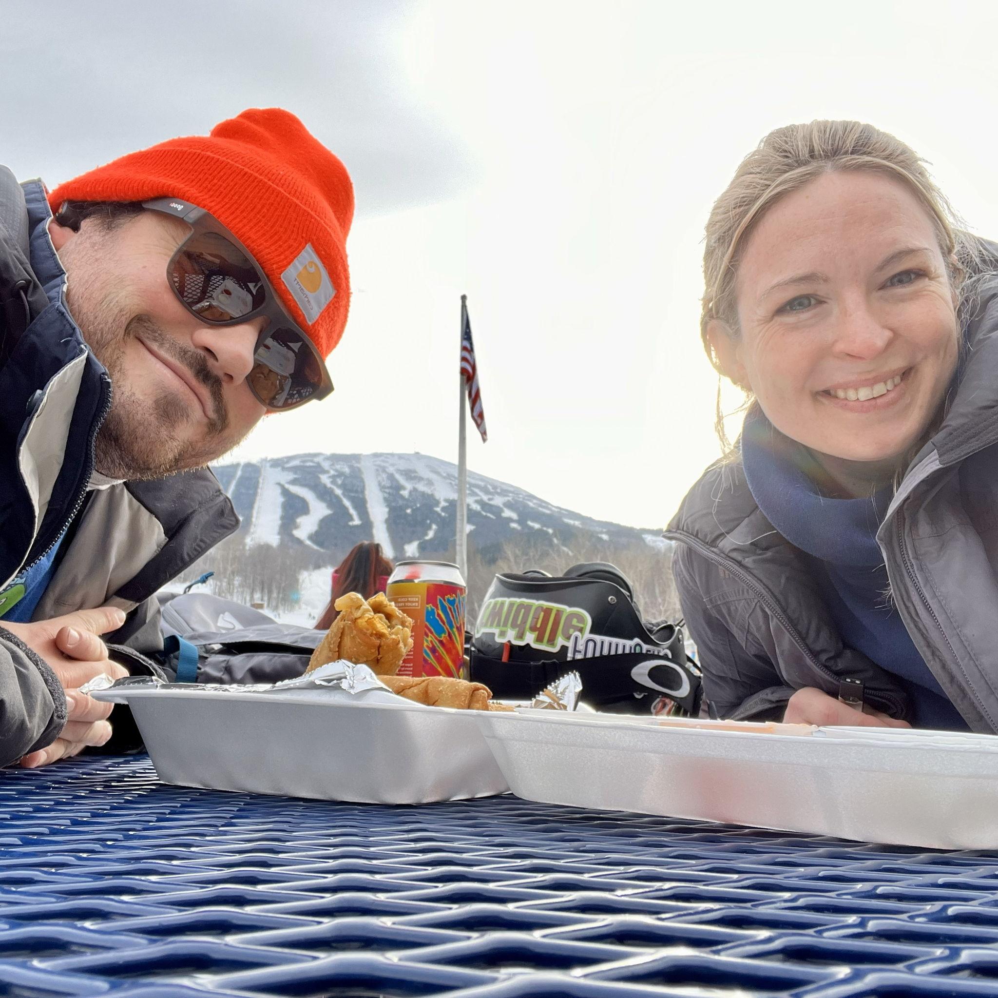2022: Winter adventures on the mountain that felt like part of building our life together.