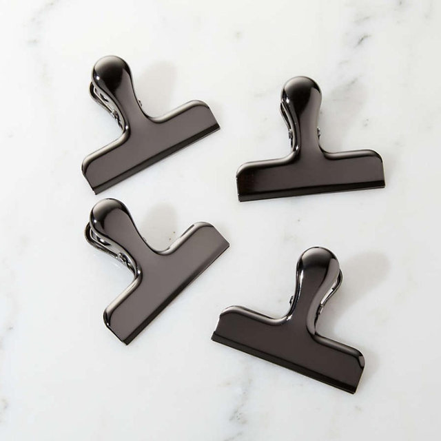 Metal Magnetic Chip Clips, Set of 4