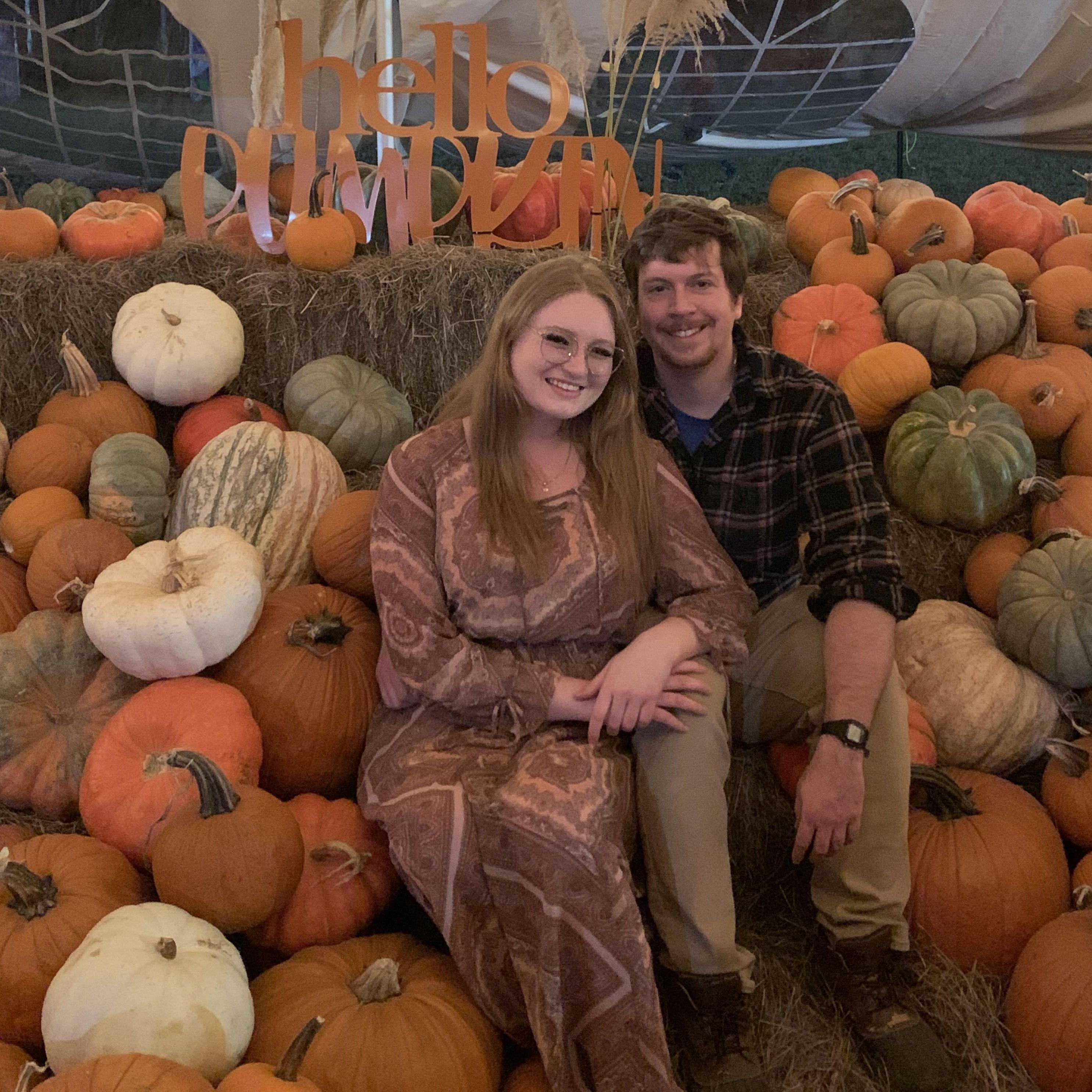 Before our pumpkin carving project, 2022