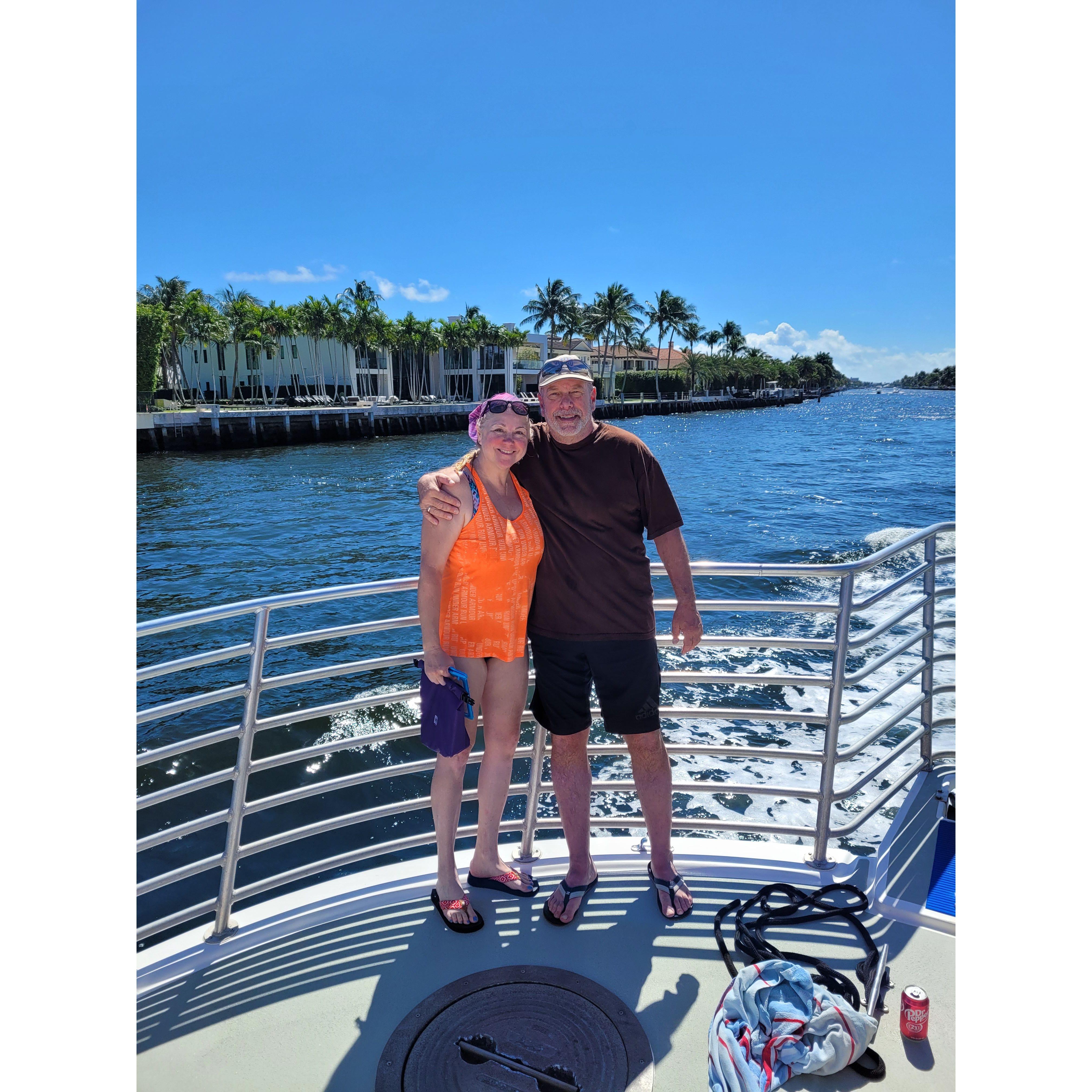 Our first trip together to Fort Lauderdale.