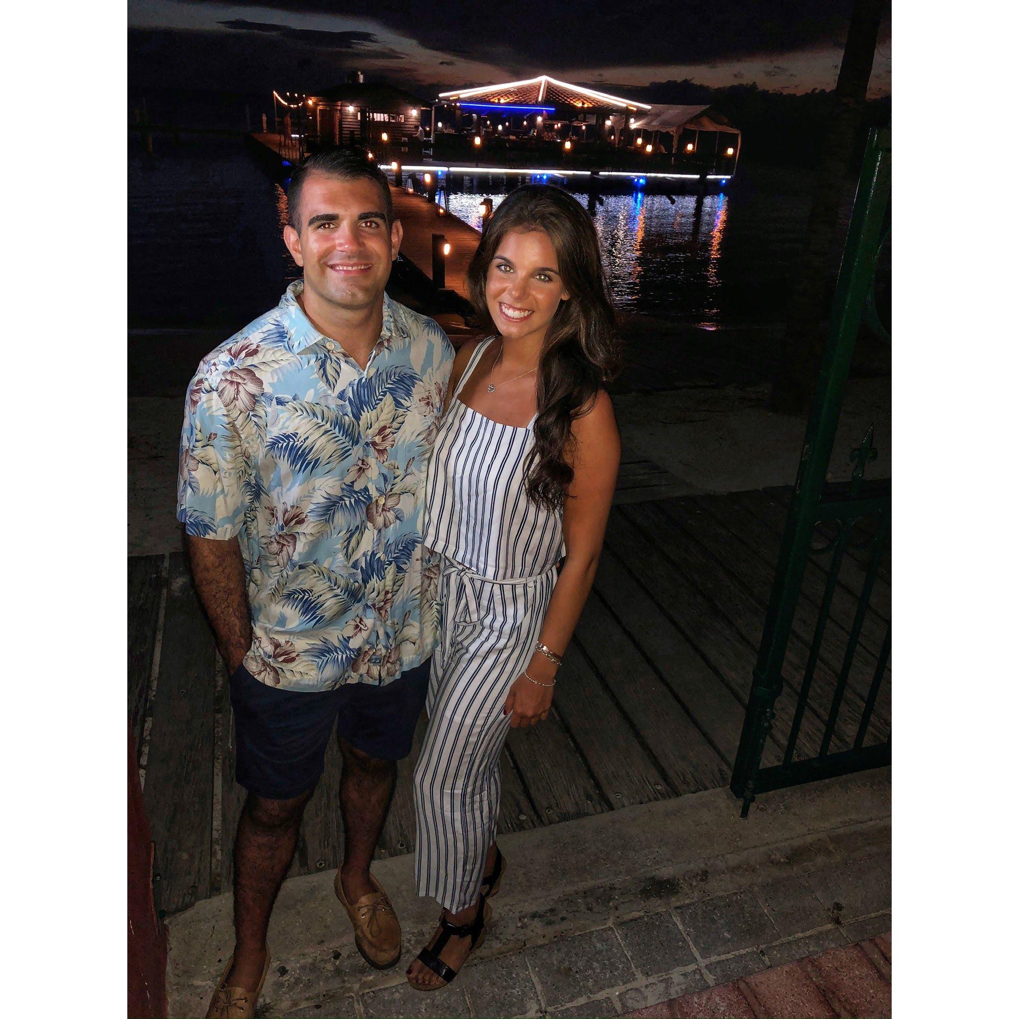 Chris's first time in Aruba!