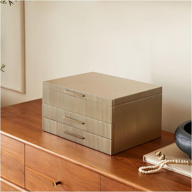 Ames Grand Jewelry Box, Champagne