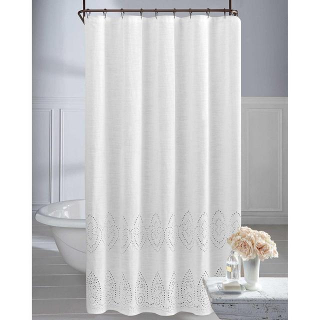 Wamsutta® Vintage Eyelet Shower Curtain in White