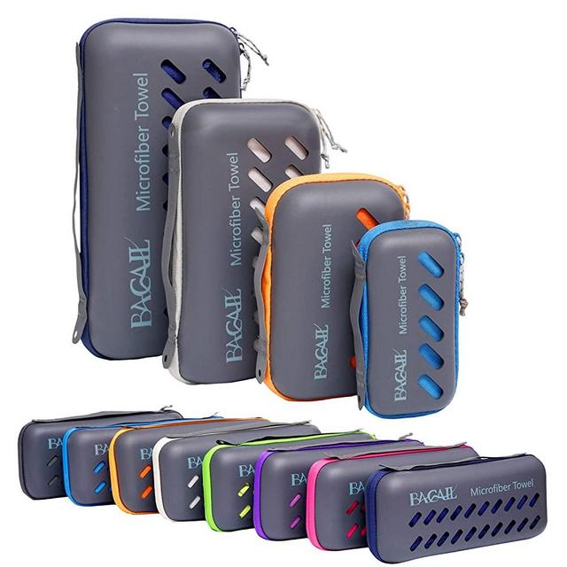 BAGAIL Microfiber Camping Towels Perfect Sports & Travel & Beach Towel. Fast Drying - Super Absorbent - Ultra Compact. Suitable for Gym, Beach, Swimming, Backpacking