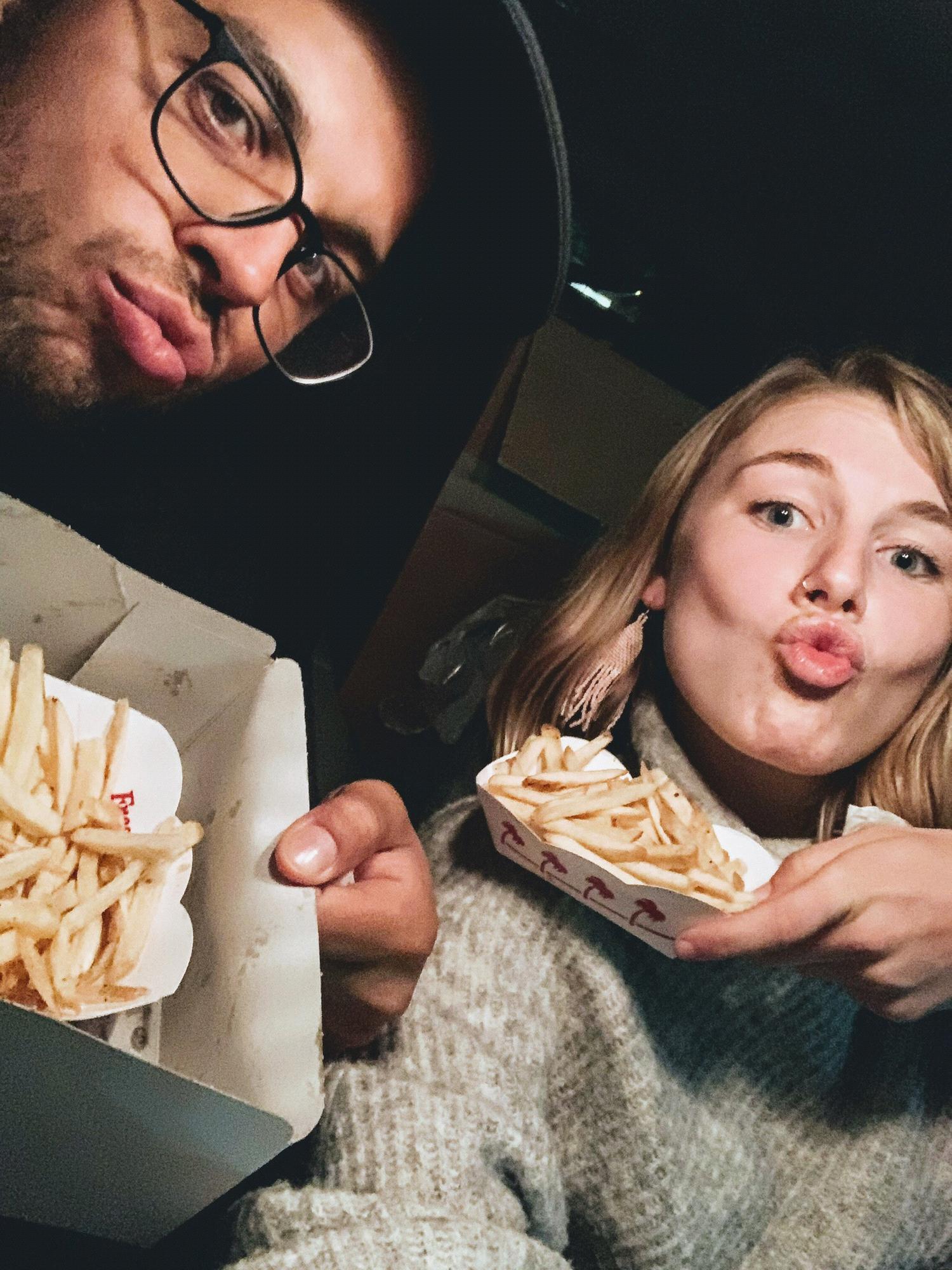 lost count how many in n out fries we've consumed