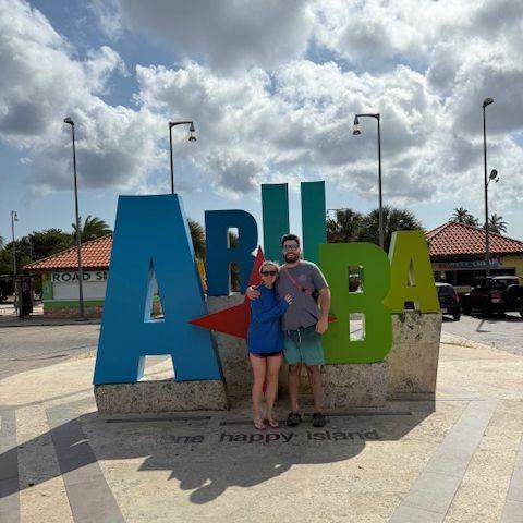 We got to explore Aruba together and it is hands down our favorite place we have ever been!