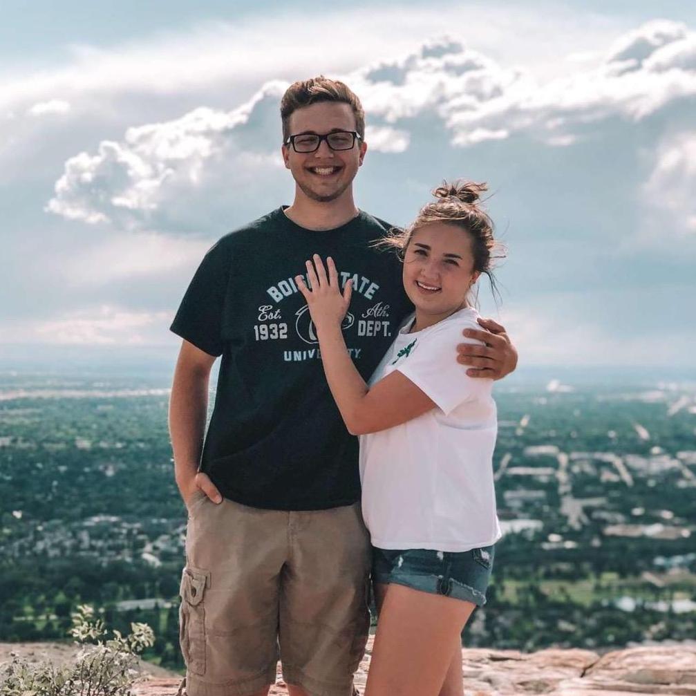 Kylie and Calvin in Idaho in 2020