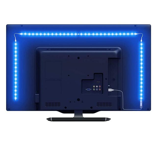 LE LED Strip Lights for TV, 6.56Ft RGB Color Changing TV Backlights with Remote, USB Powered Bias Lighting for 32-65 Inch TV, PC, Mirror