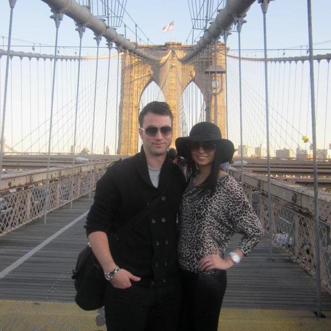 Will made Courtney walk a ridiculous amount of blocks and over the Brooklyn Bridge in high-heeled boots. She forgave him when she saw the view.