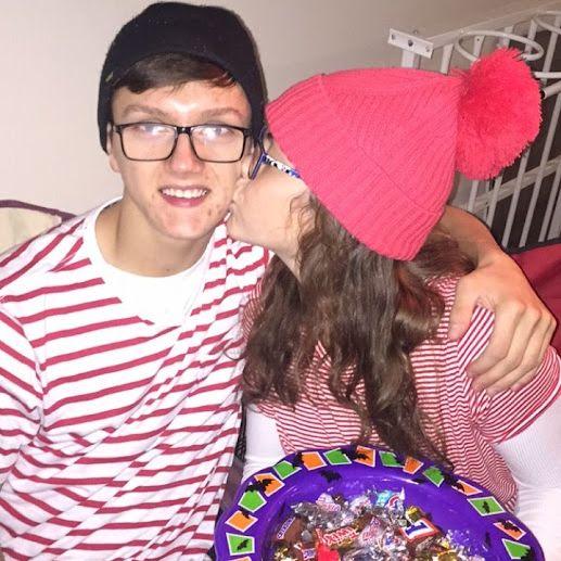 First Halloween together. Where's Waldo?