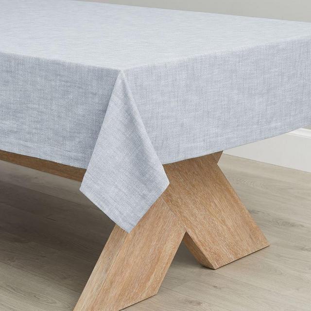 Organic Cotton Casual Tablecloth - Blue Chambray
