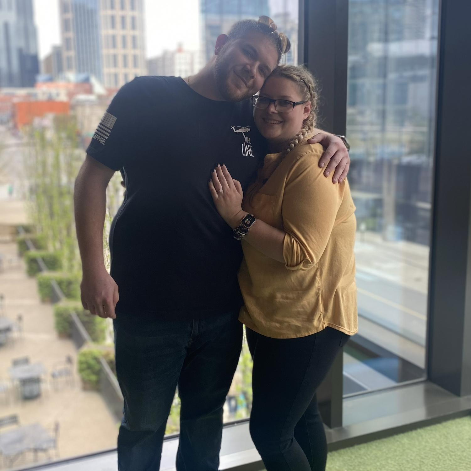 Jacob proposed at the Country Music Hall of Fame in Nashville, Tennessee
April 16, 2022