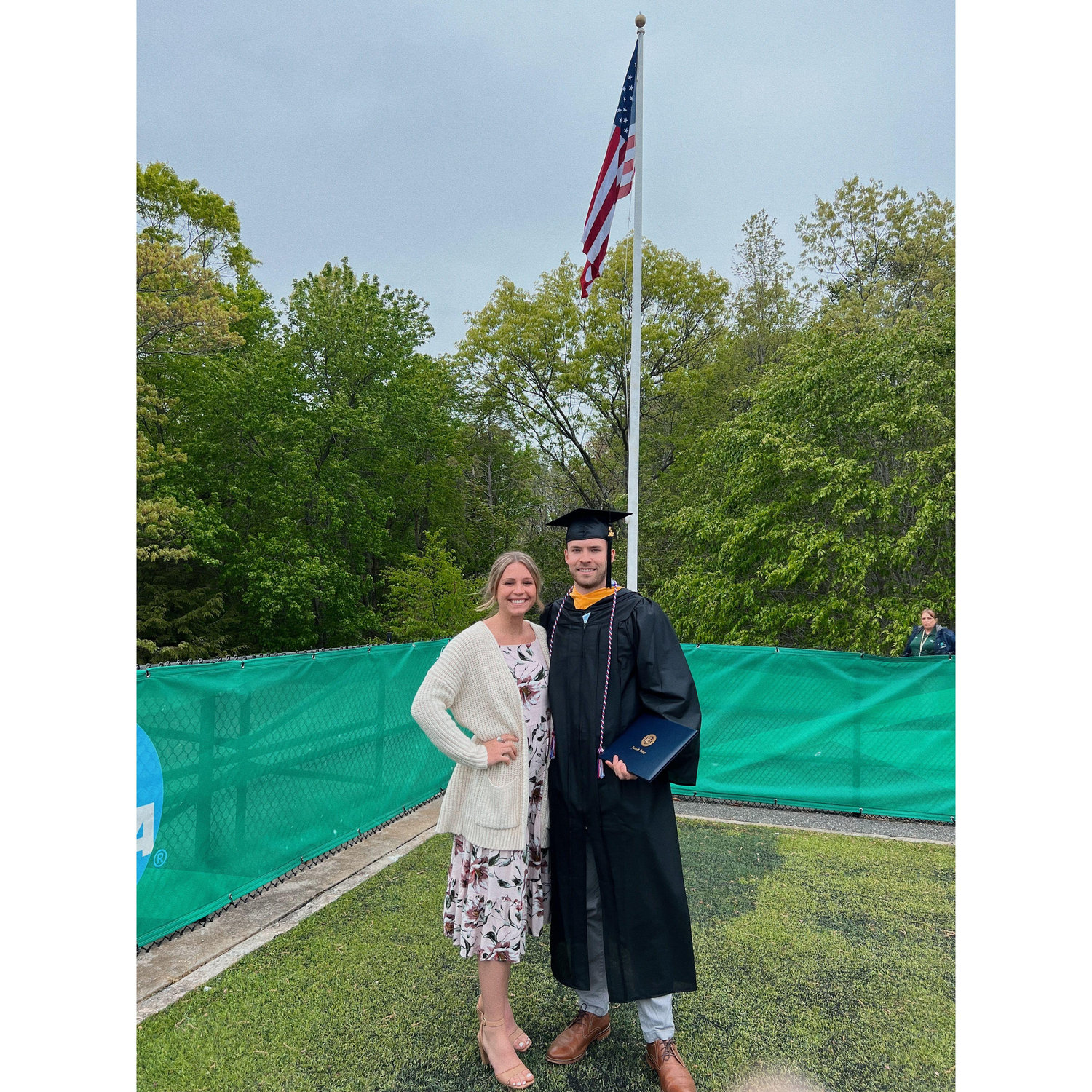 Caleb's turn to graduate!