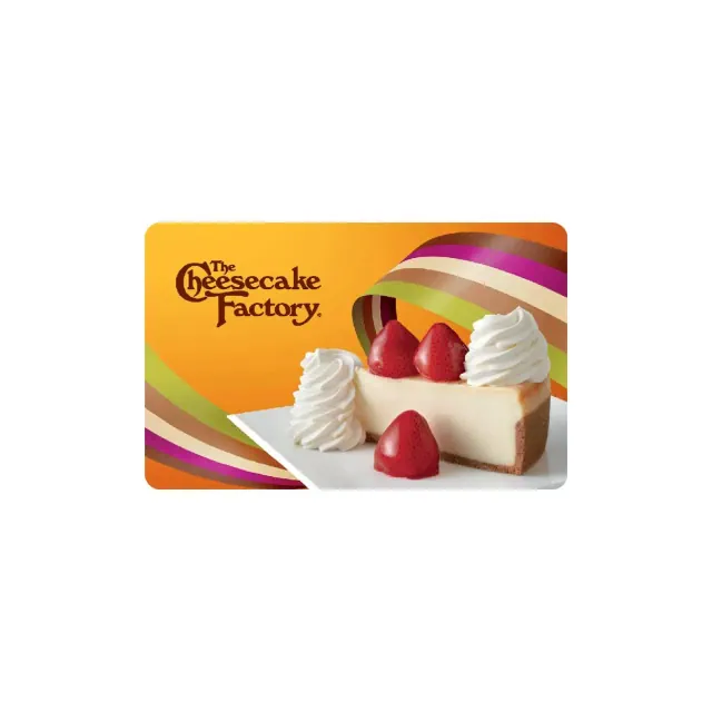 $100 The Cheesecake Factory Gift Card