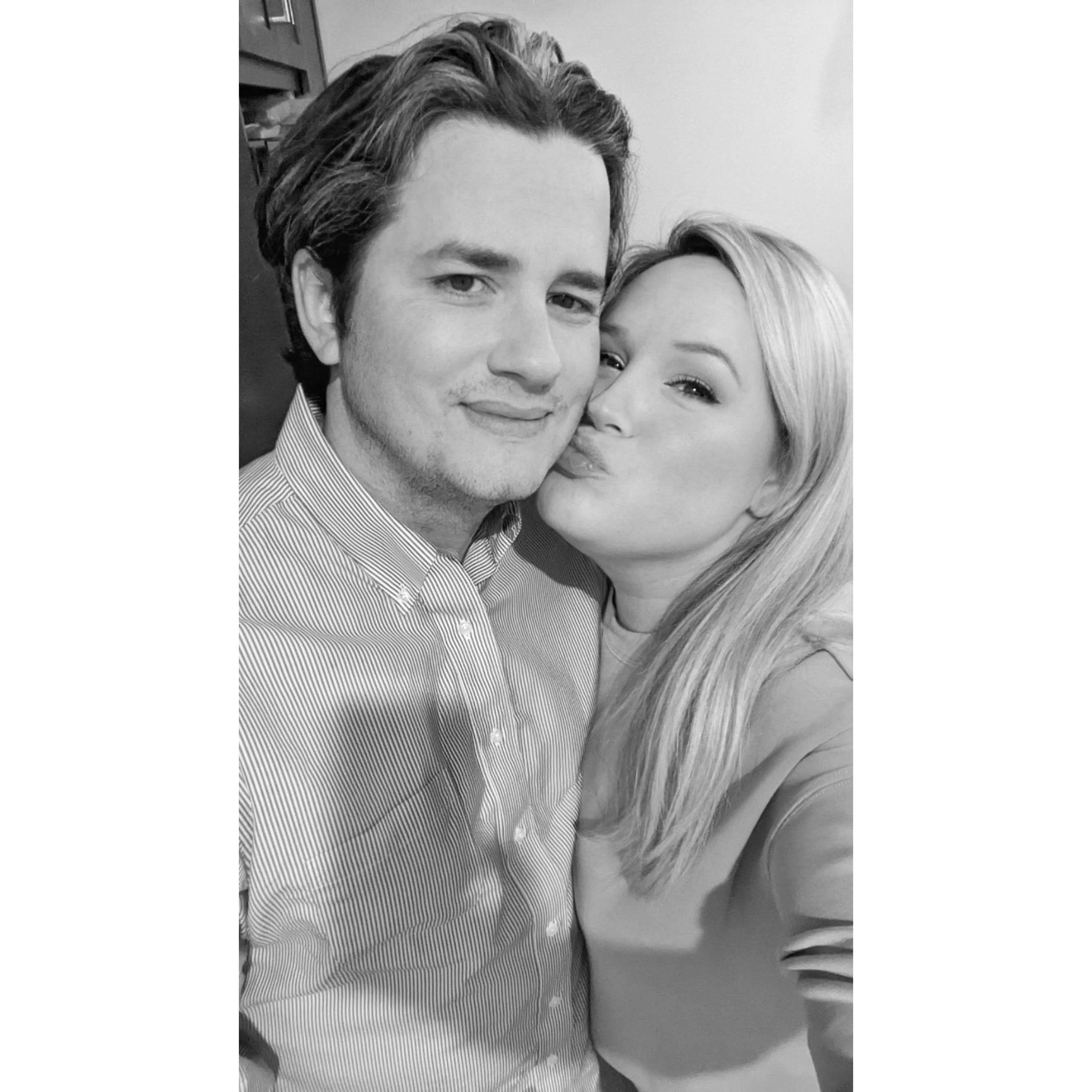Their first Valentine's Day